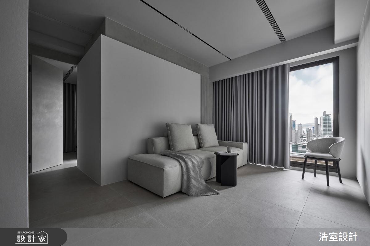 18坪中古屋(5~15年)＿現代風客廳案例圖片＿浩室設計＿浩室_轉場。入境之5