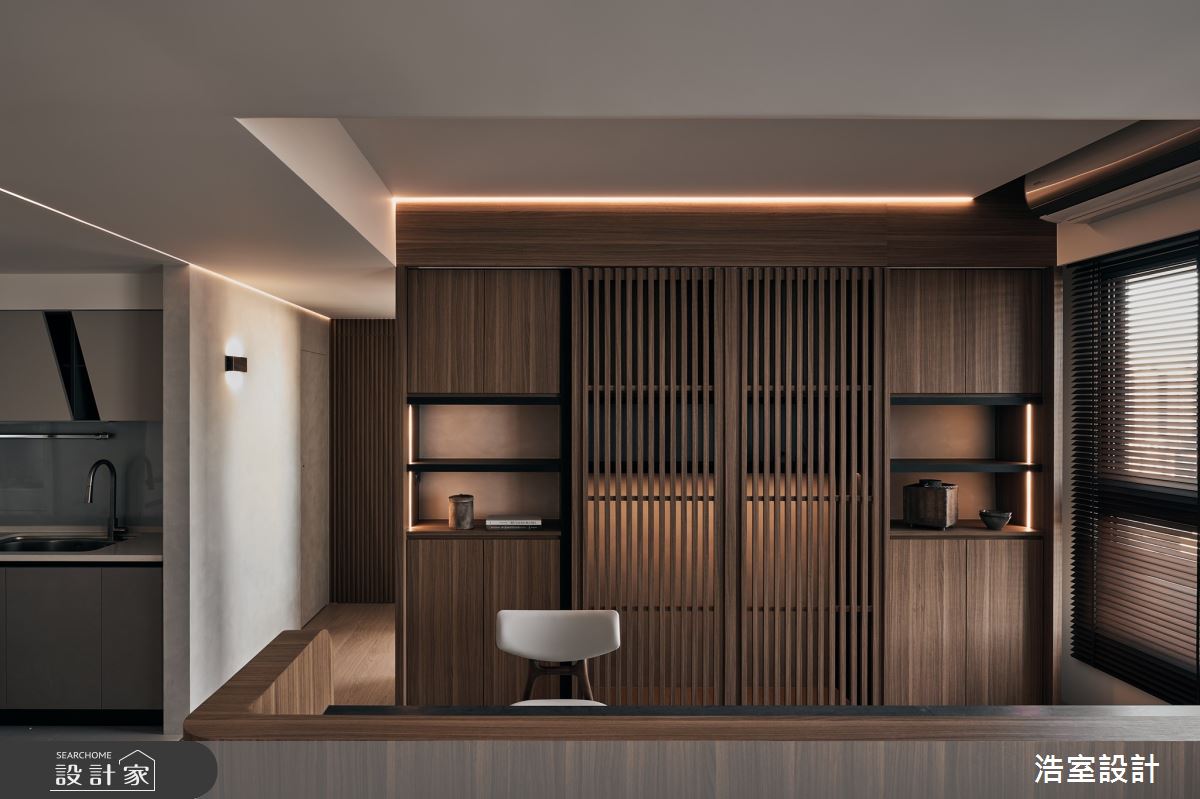 28坪新成屋(5年以下)＿混搭風書房工作區案例圖片＿浩室設計＿浩室_迴游之11