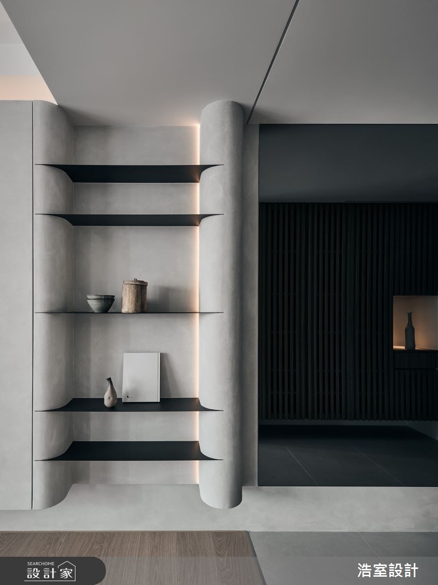 28坪新成屋(5年以下)＿混搭風玄關案例圖片＿浩室設計＿浩室_迴游之7