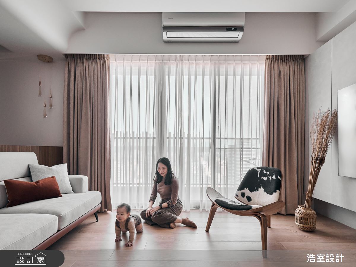 28坪新成屋(5年以下)＿混搭風客廳案例圖片＿浩室設計＿浩室_迴游之15
