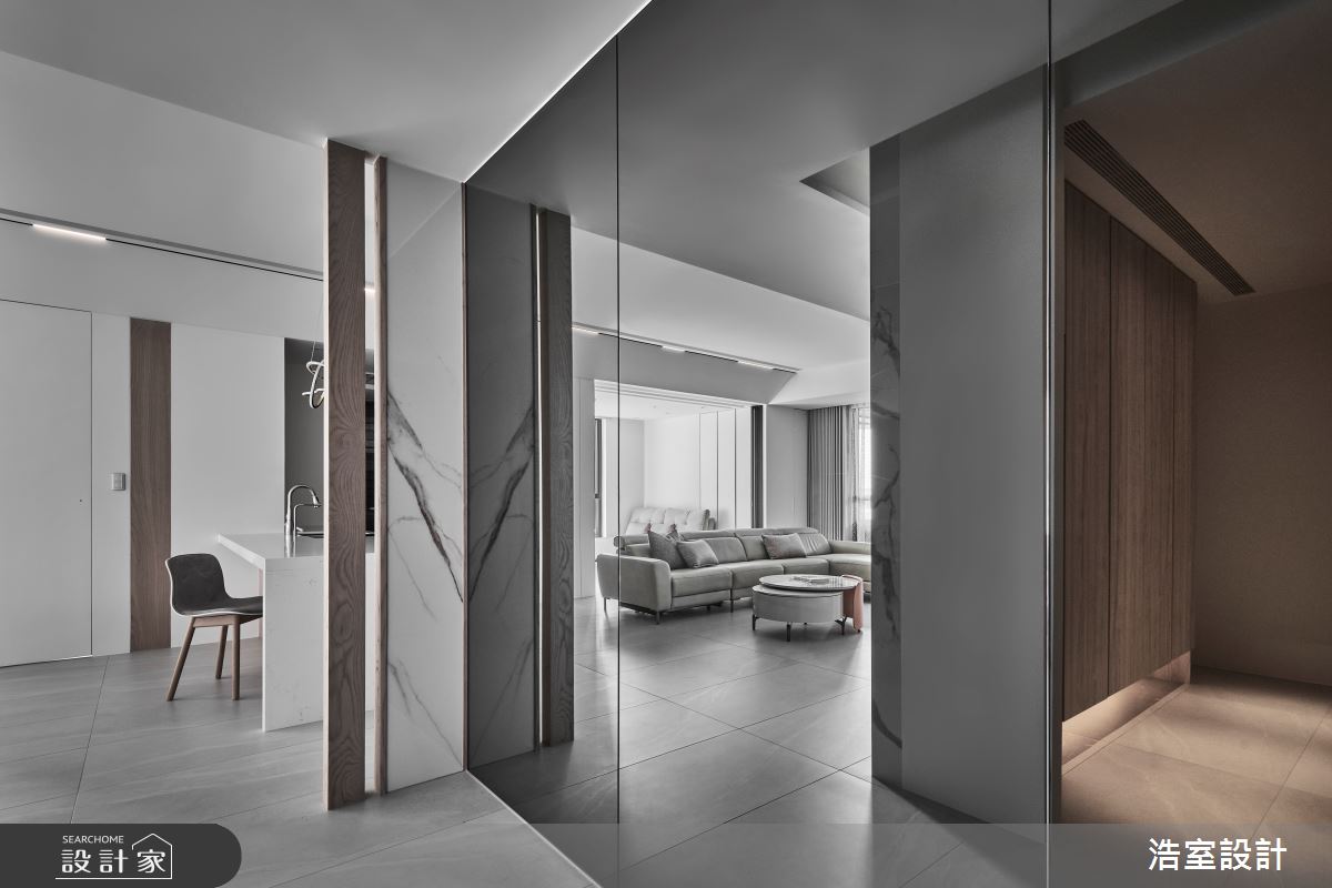 32坪新成屋(5年以下)＿混搭風玄關餐廳案例圖片＿浩室設計＿浩室_心。新 平衡之5