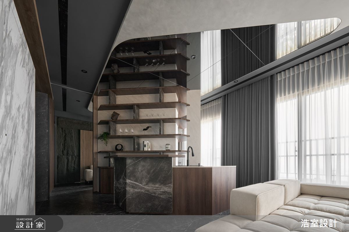 35坪新成屋(5年以下)＿現代風中島案例圖片＿浩室設計＿浩室_宴。遊之4