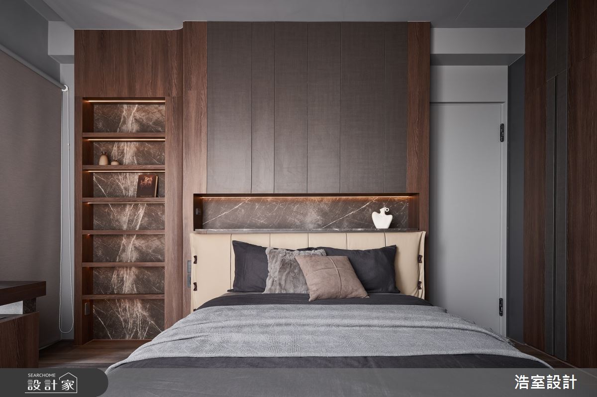 35坪新成屋(5年以下)＿現代風臥室案例圖片＿浩室設計＿浩室_宴。遊之12