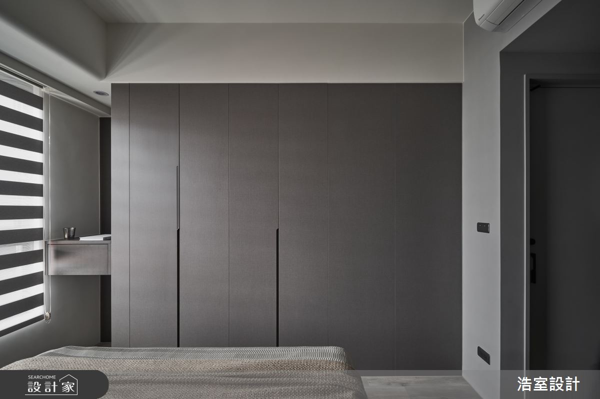 19坪新成屋(5年以下)＿侘寂風臥室案例圖片＿浩室設計＿浩室_灰度，柔曲之美之10