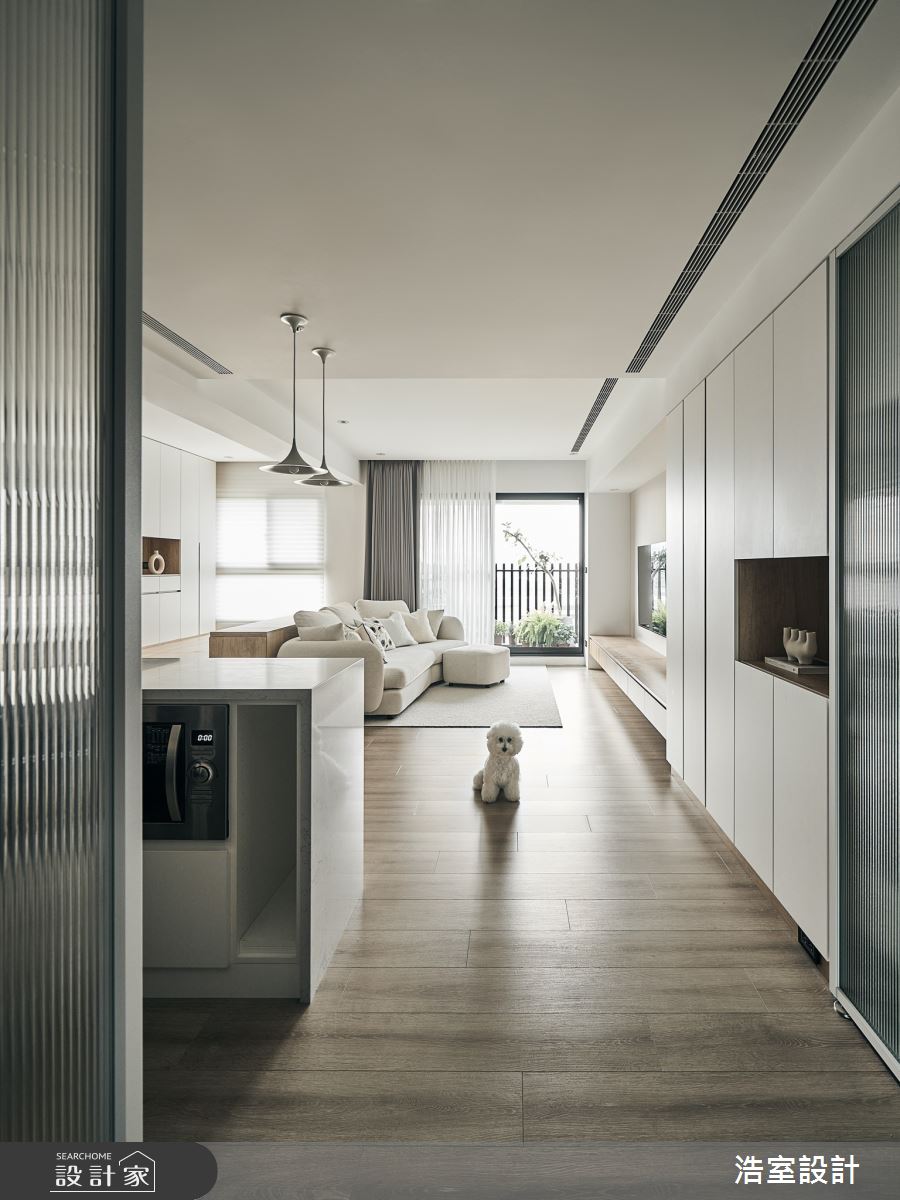 25坪新成屋(5年以下)＿混搭風客廳案例圖片＿浩室設計＿浩室_麥穗之1