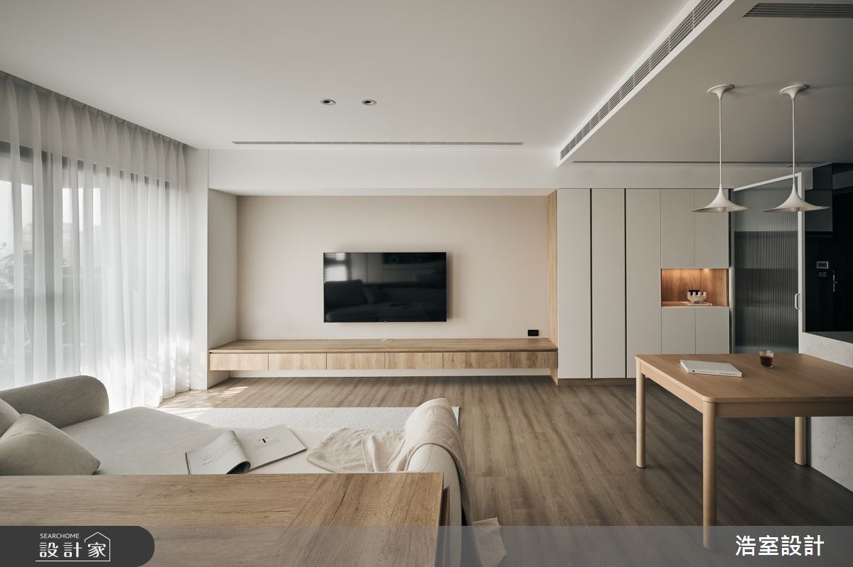 25坪新成屋(5年以下)＿混搭風客廳餐廳案例圖片＿浩室設計＿浩室_麥穗之6