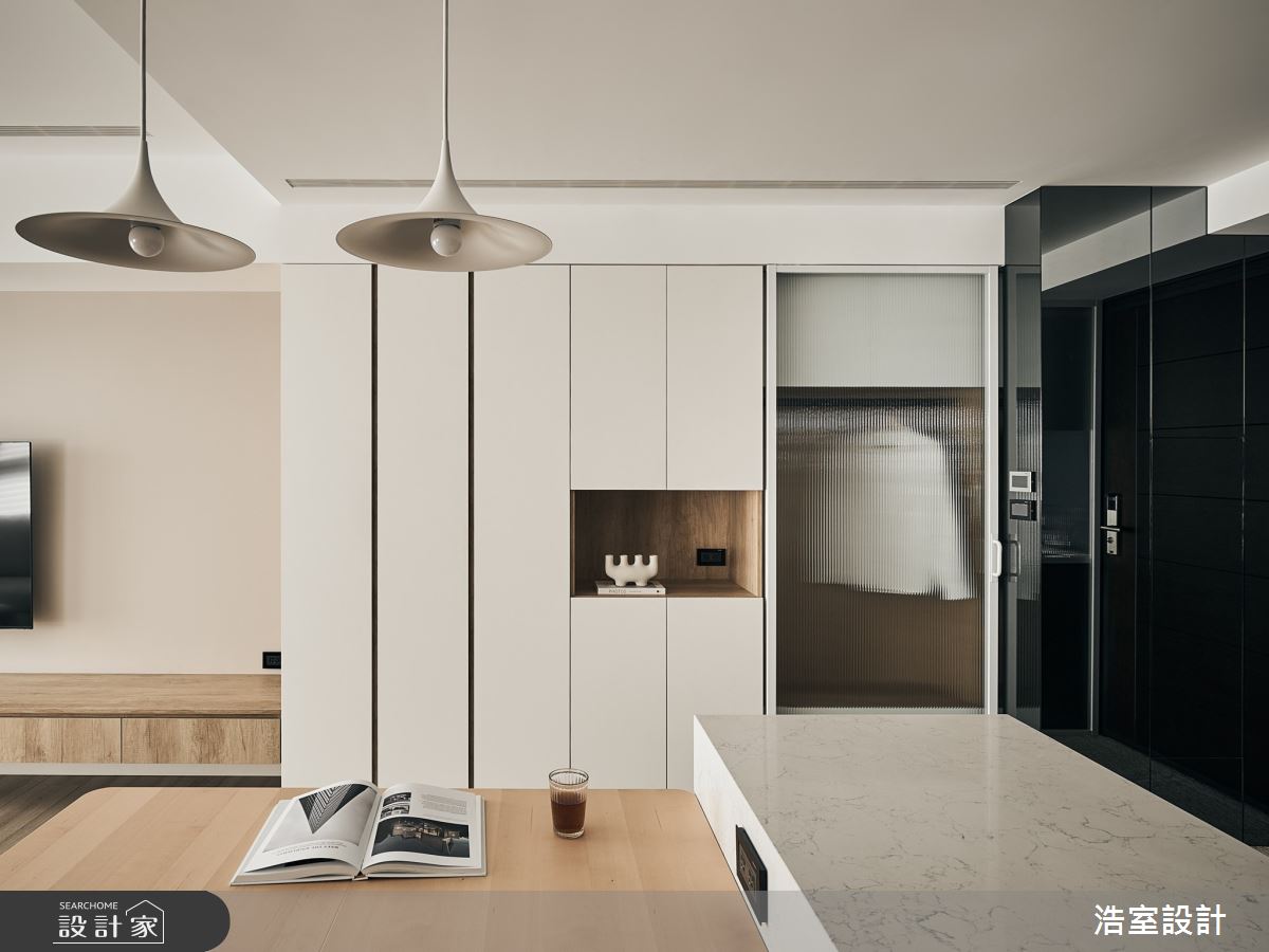 25坪新成屋(5年以下)＿混搭風餐廳中島案例圖片＿浩室設計＿浩室_麥穗之7
