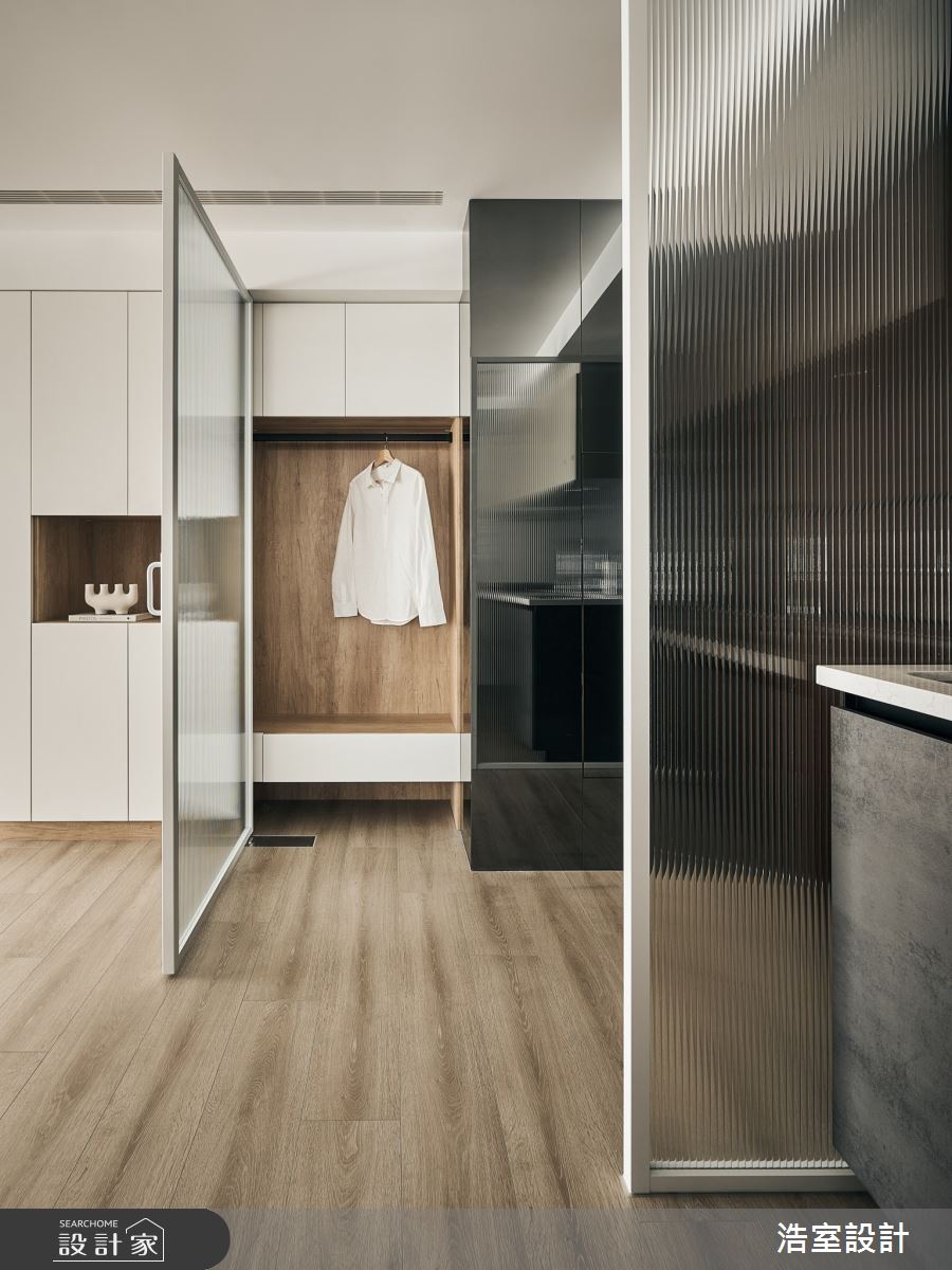 25坪新成屋(5年以下)＿混搭風玄關案例圖片＿浩室設計＿浩室_麥穗之8