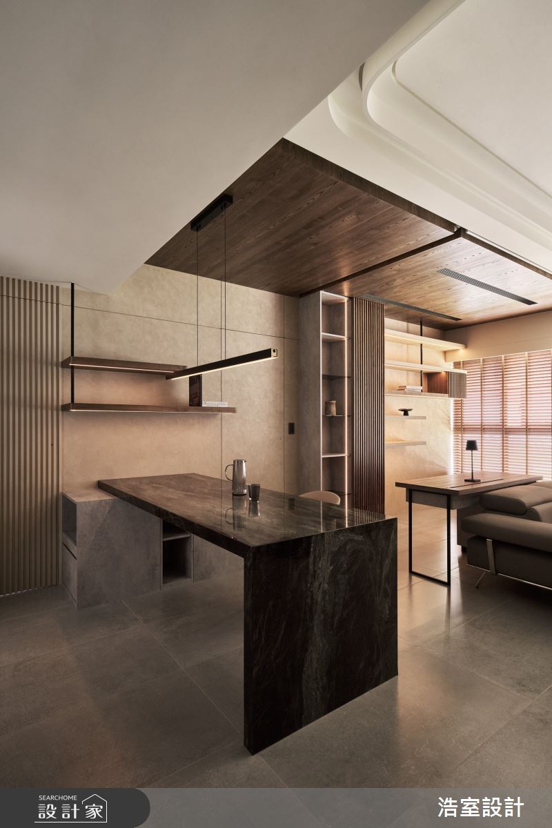 20坪新成屋(5年以下)＿侘寂風餐廳案例圖片＿浩室設計＿浩室_協奏曲之3