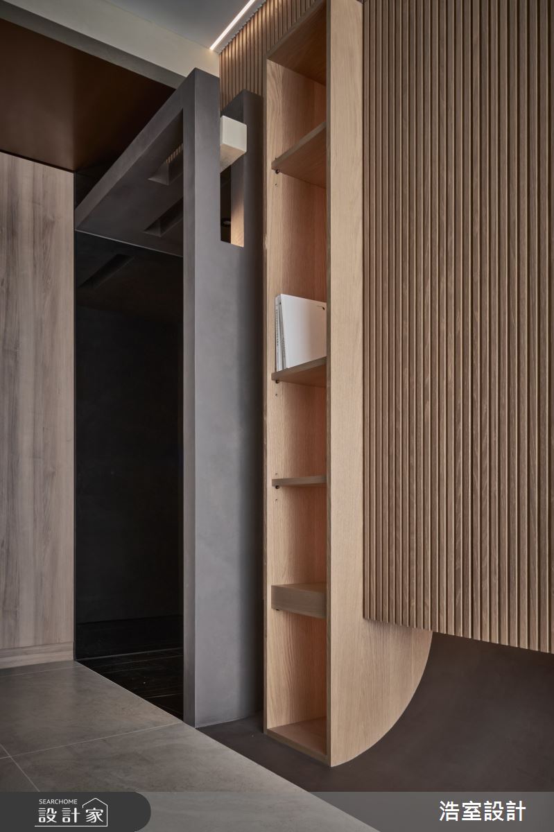 30坪新成屋(5年以下)＿現代風玄關案例圖片＿浩室設計＿浩室_飛行時數之8