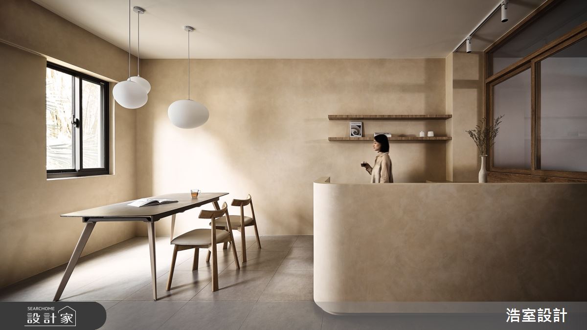 56坪新成屋(5年以下)＿混搭風餐廳廚房案例圖片＿浩室設計＿浩室_光嶼之2