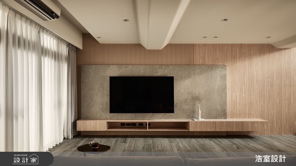 56坪新成屋(5年以下)＿混搭風客廳案例圖片＿浩室設計＿浩室_光嶼之11