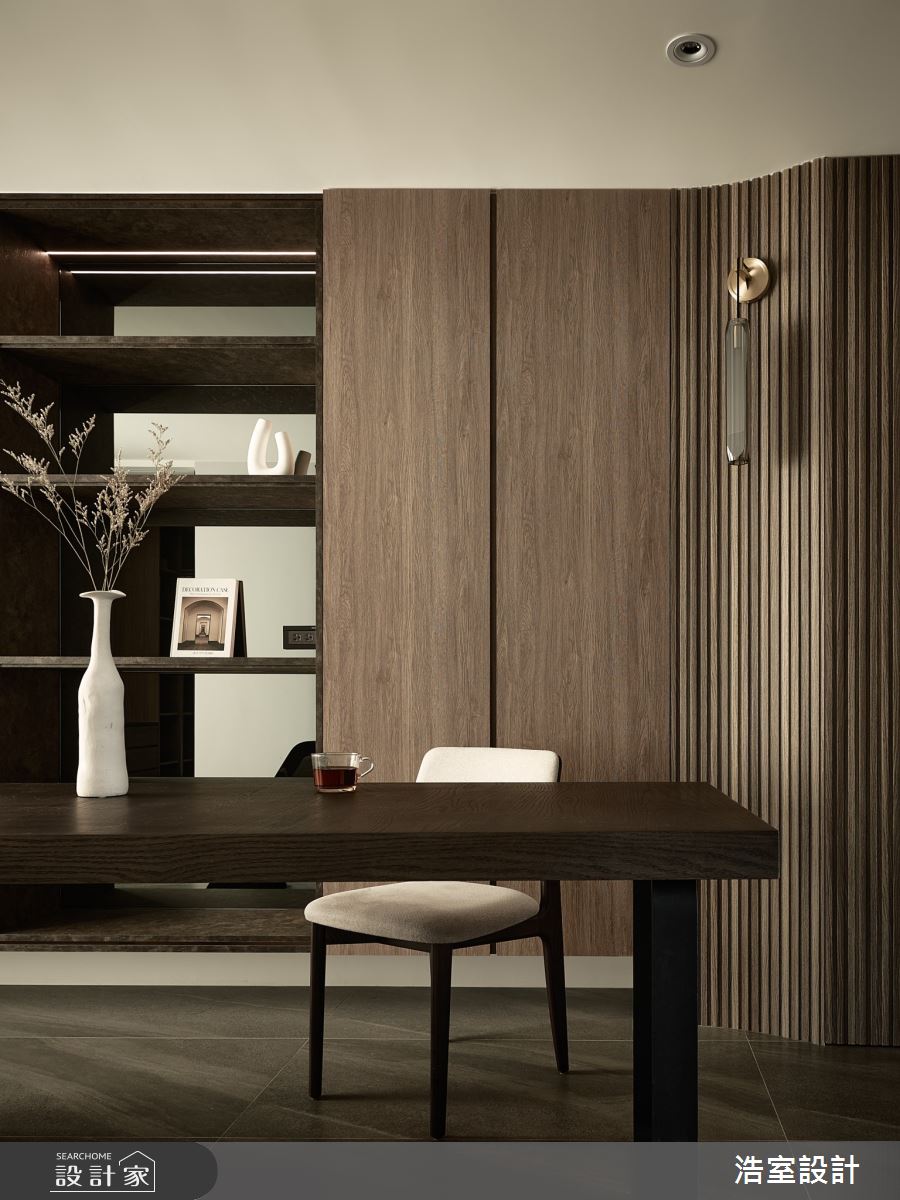 56坪新成屋(5年以下)＿混搭風書房案例圖片＿浩室設計＿浩室_光嶼之12