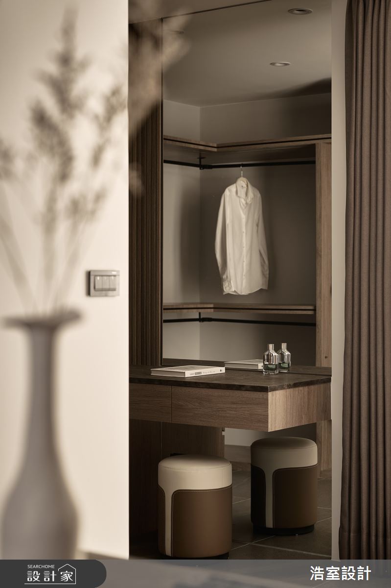56坪新成屋(5年以下)＿混搭風更衣間案例圖片＿浩室設計＿浩室_光嶼之15