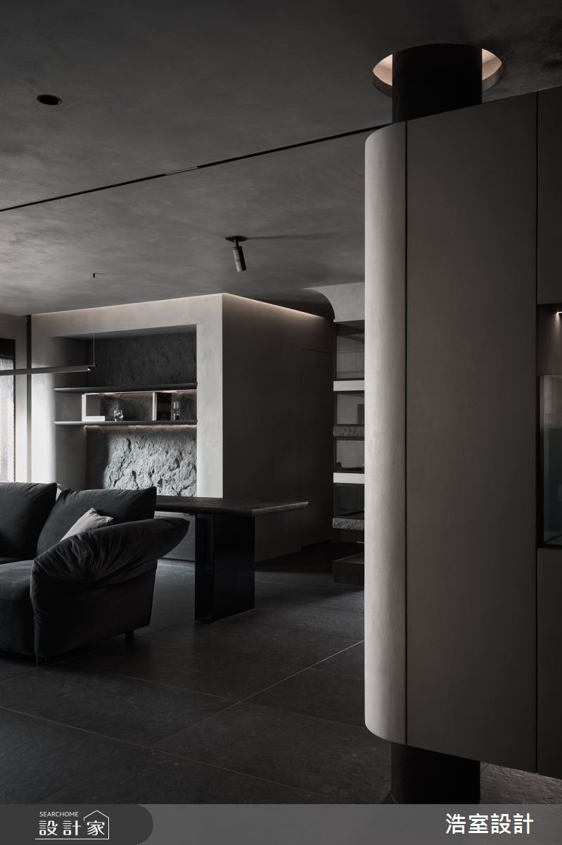 24坪新成屋(5年以下)＿現代風玄關客廳案例圖片＿浩室設計＿浩室_忘憂之境之6