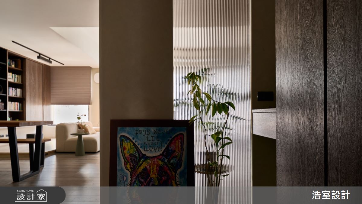 20坪新成屋(5年以下)＿混搭風玄關案例圖片＿浩室設計＿浩室_序・靜日常の間之2