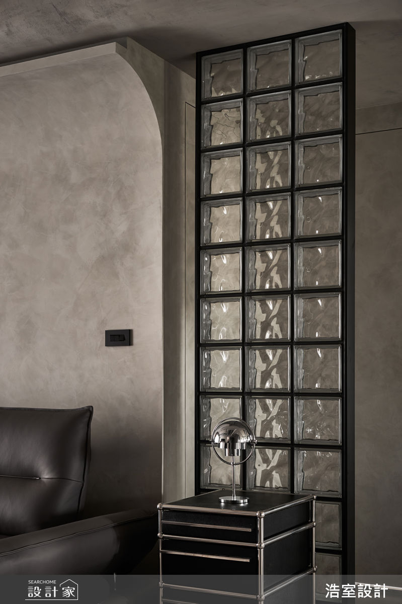 35坪新成屋(5年以下)＿工業風客廳案例圖片＿浩室設計＿浩室_Loft。間奏之3