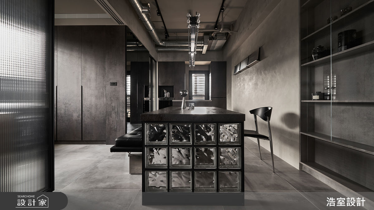 35坪新成屋(5年以下)＿工業風餐廳案例圖片＿浩室設計＿浩室_Loft。間奏之15