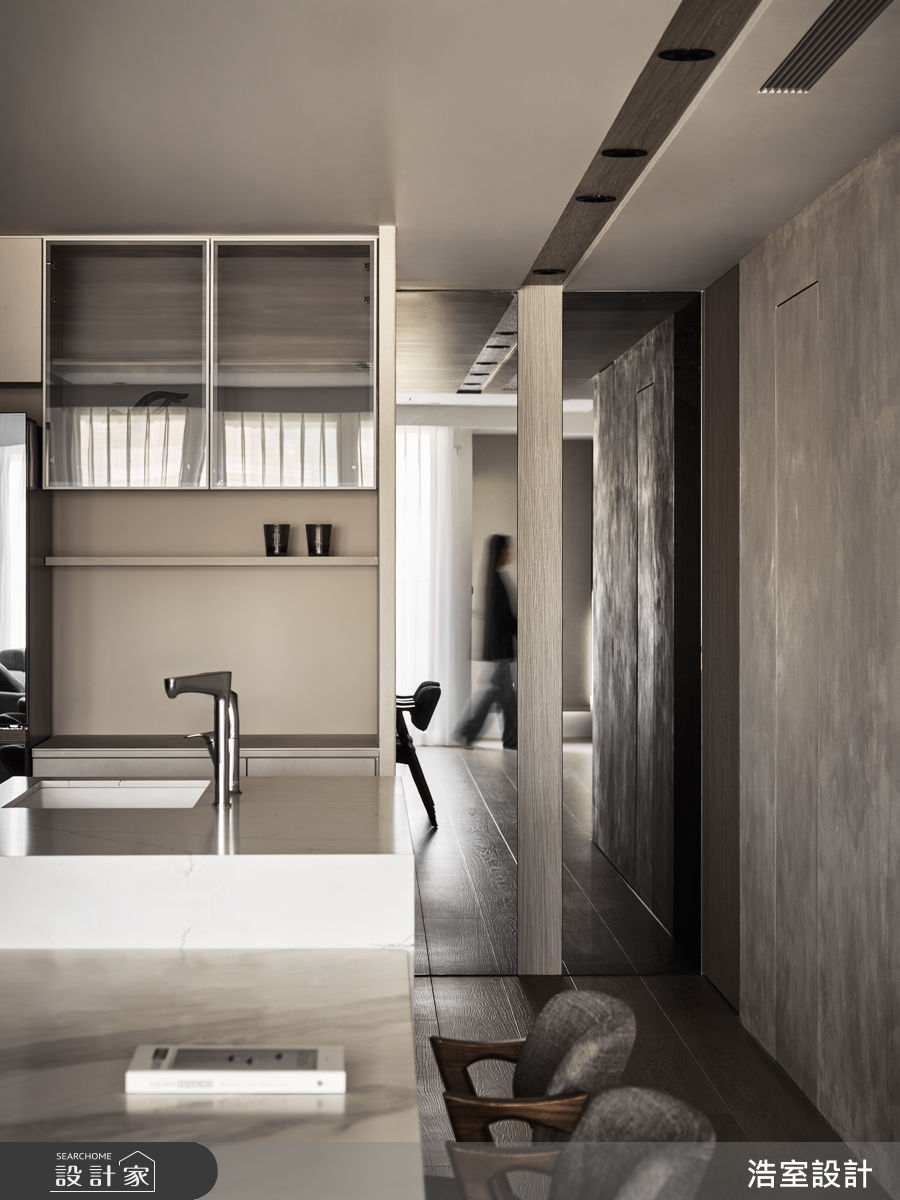 33坪新成屋(5年以下)＿現代風餐廳中島案例圖片＿浩室設計＿浩室_遊光之10