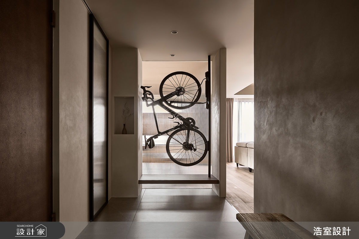 老屋(16~30年)＿侘寂風玄關案例圖片＿浩室設計＿浩室_棲光。育時之1