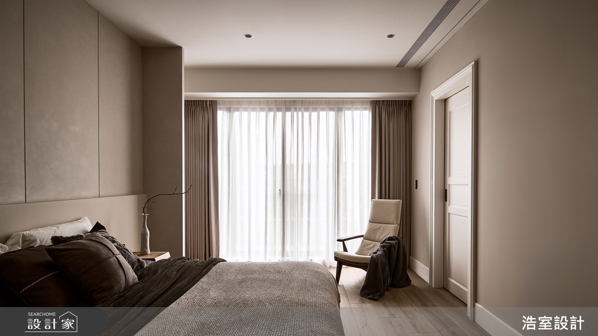 老屋(16~30年)＿侘寂風臥室案例圖片＿浩室設計＿浩室_棲光。育時之15