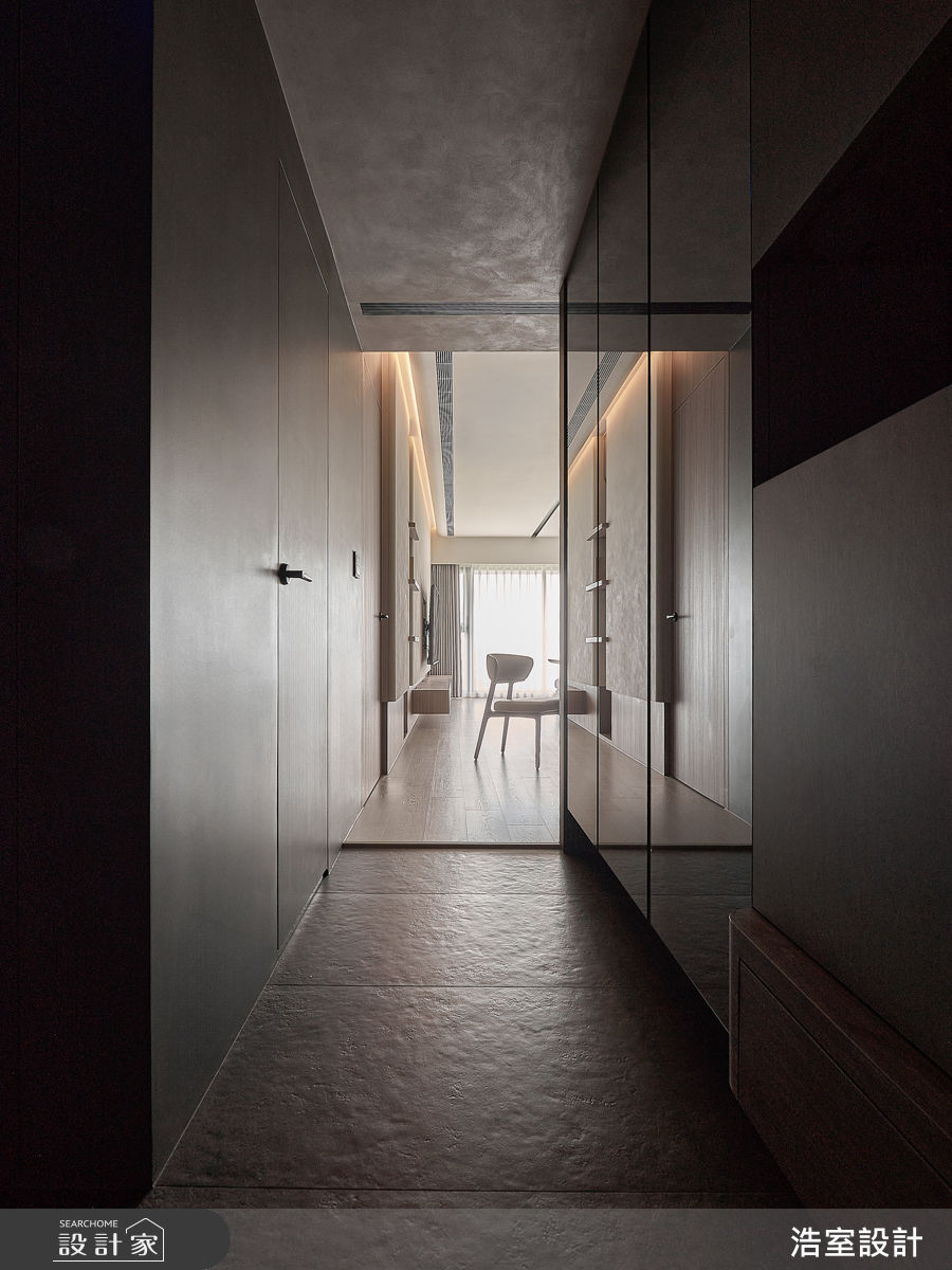 新成屋(5年以下)＿Japandi玄關案例圖片＿浩室設計＿浩室_Japandi 光間之1