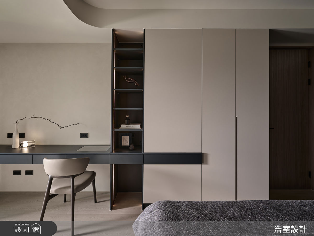 新成屋(5年以下)＿Japandi臥室案例圖片＿浩室設計＿浩室_Japandi 光間之13