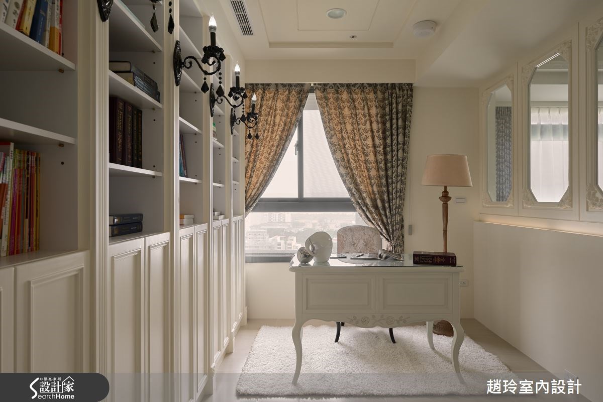 40坪新成屋(5年以下)＿新古典書房案例圖片＿趙玲室內設計有限公司＿趙玲_21之13