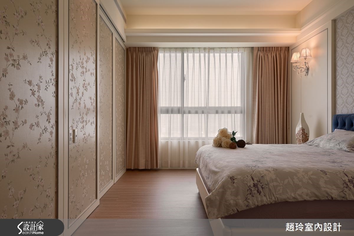 40坪新成屋(5年以下)＿新古典臥室案例圖片＿趙玲室內設計有限公司＿趙玲_21之17