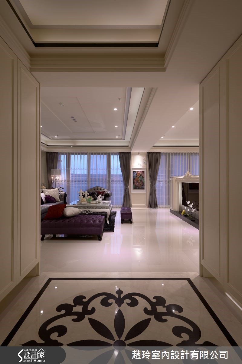 70坪新成屋(5年以下)＿新古典玄關走廊案例圖片＿趙玲室內設計有限公司＿趙玲_23之2