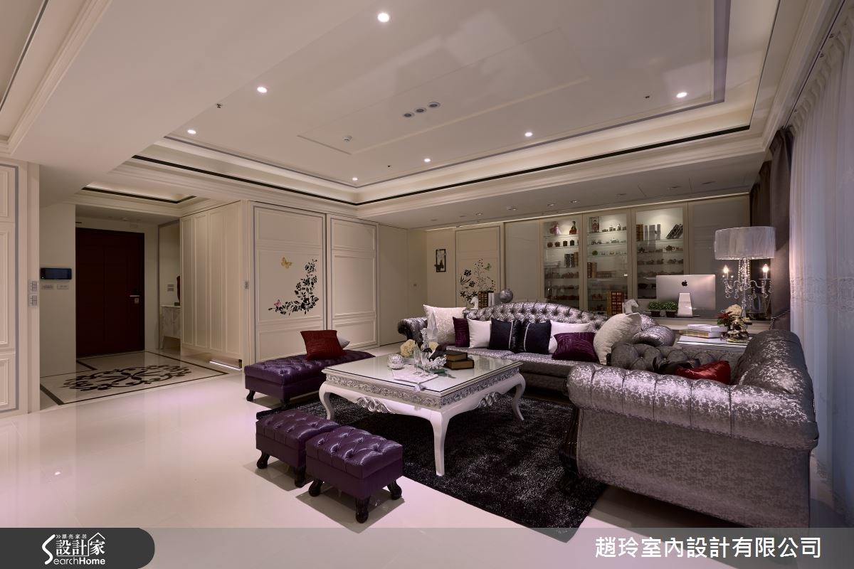 70坪新成屋(5年以下)＿新古典玄關客廳案例圖片＿趙玲室內設計有限公司＿趙玲_23之9