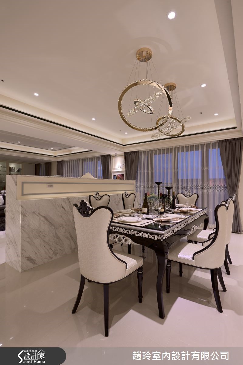 70坪新成屋(5年以下)＿新古典餐廳案例圖片＿趙玲室內設計有限公司＿趙玲_23之13