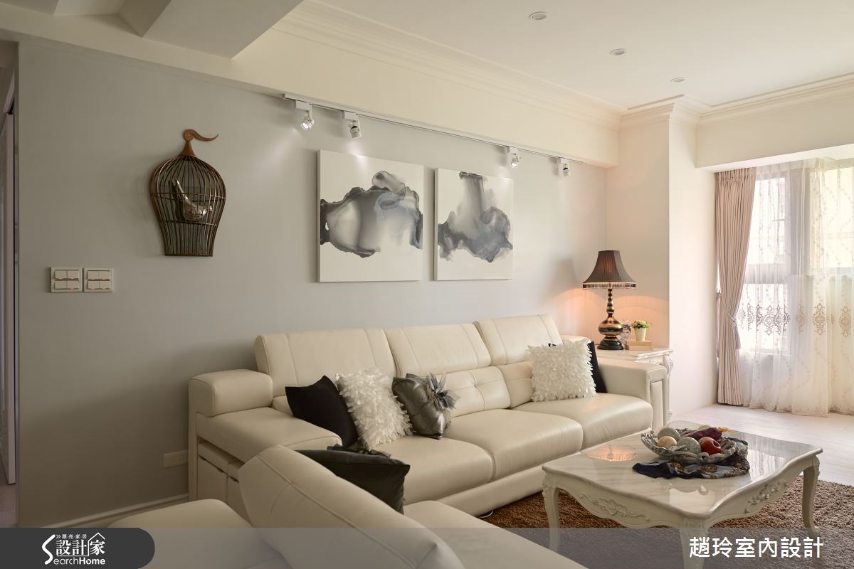 60坪中古屋(5~15年)＿新古典客廳案例圖片＿趙玲室內設計有限公司＿趙玲_24之1