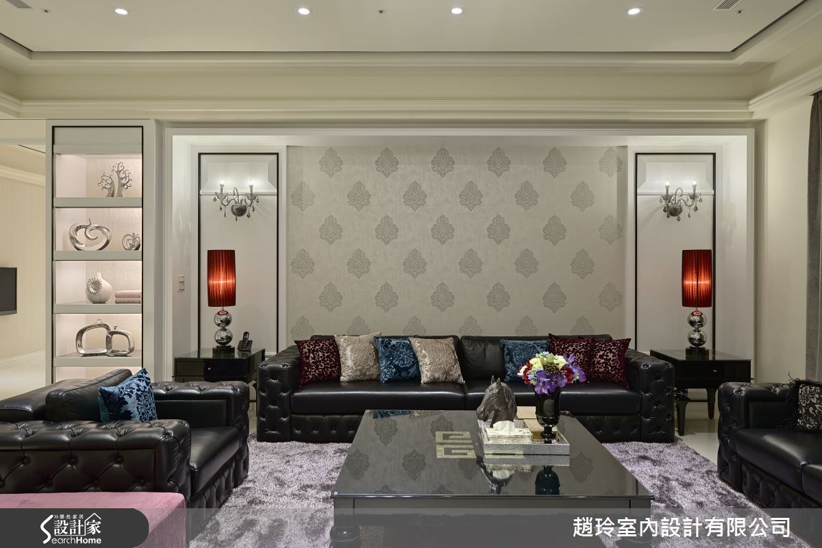100坪新成屋(5年以下)＿新古典客廳案例圖片＿趙玲室內設計有限公司＿趙玲_25之13