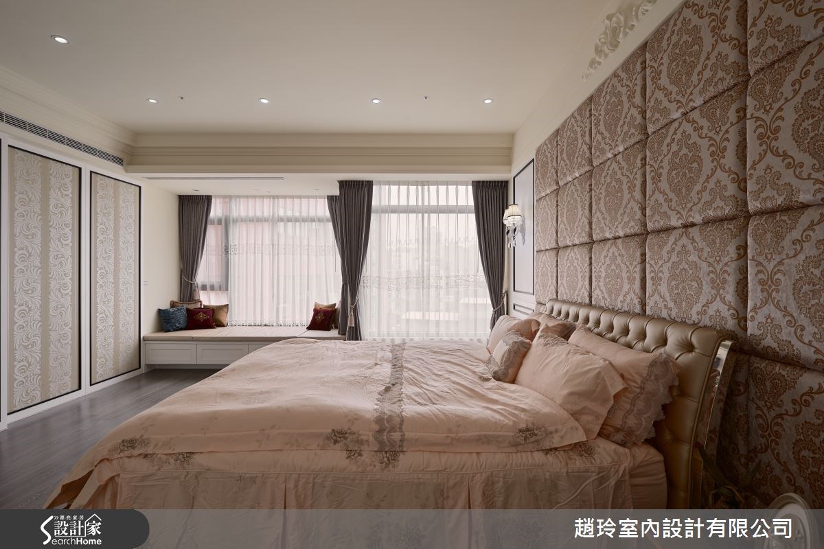 100坪新成屋(5年以下)＿新古典臥室臥榻案例圖片＿趙玲室內設計有限公司＿趙玲_25之24