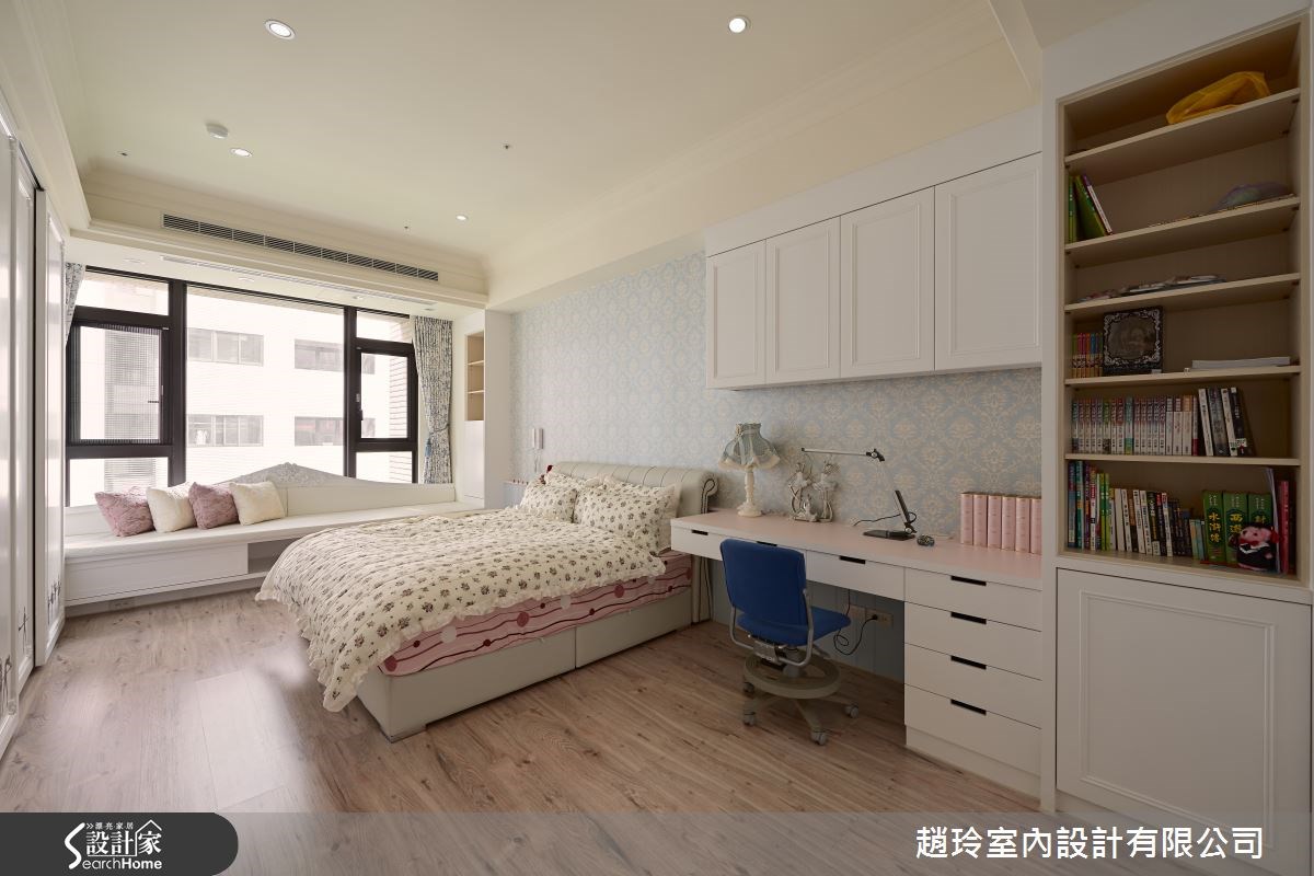 100坪新成屋(5年以下)＿新古典臥室臥榻案例圖片＿趙玲室內設計有限公司＿趙玲_25之31