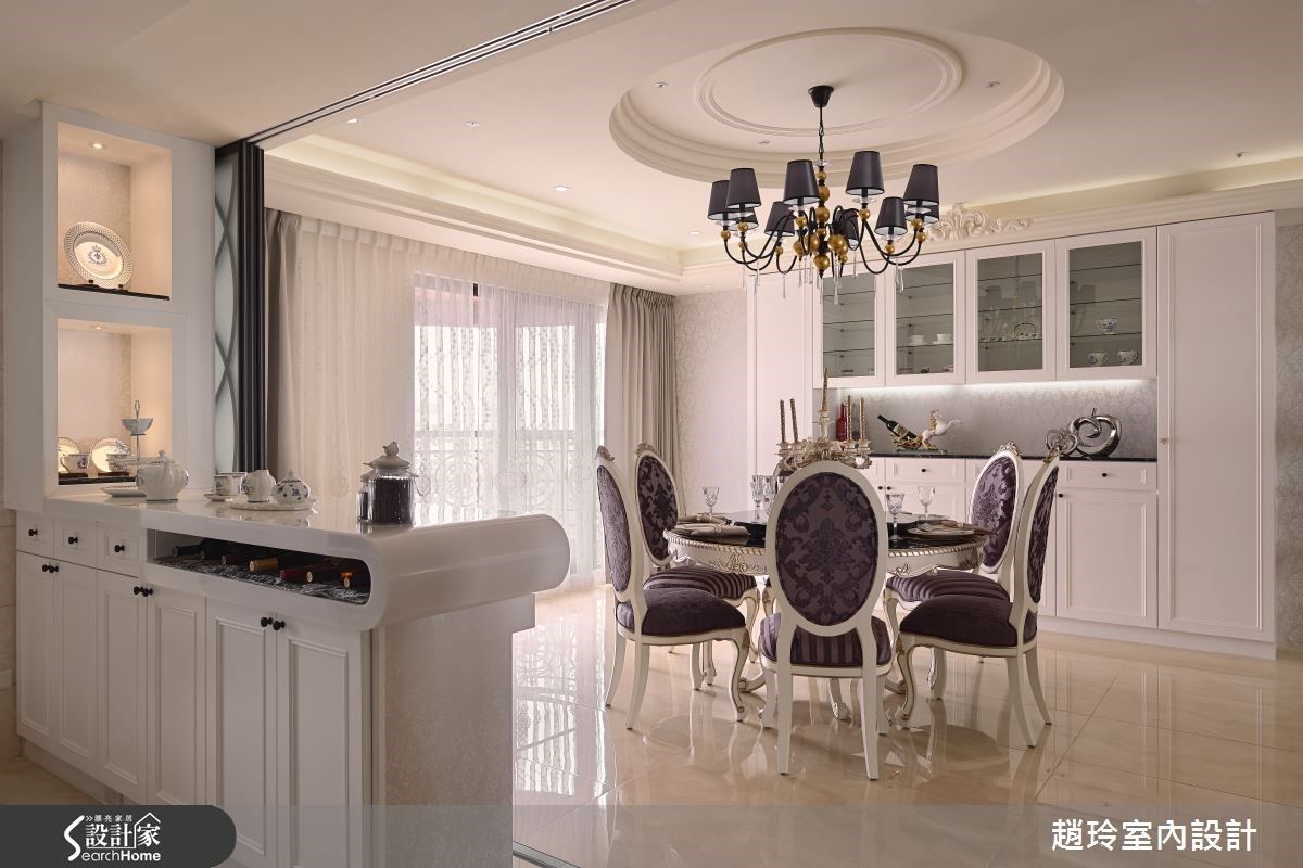 90坪新成屋(5年以下)＿新古典餐廳案例圖片＿趙玲室內設計有限公司＿趙玲_26之8