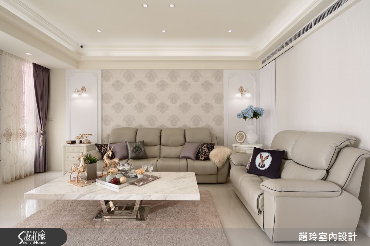 80坪新成屋(5年以下)＿新古典客廳案例圖片＿趙玲室內設計有限公司＿趙玲_29之3