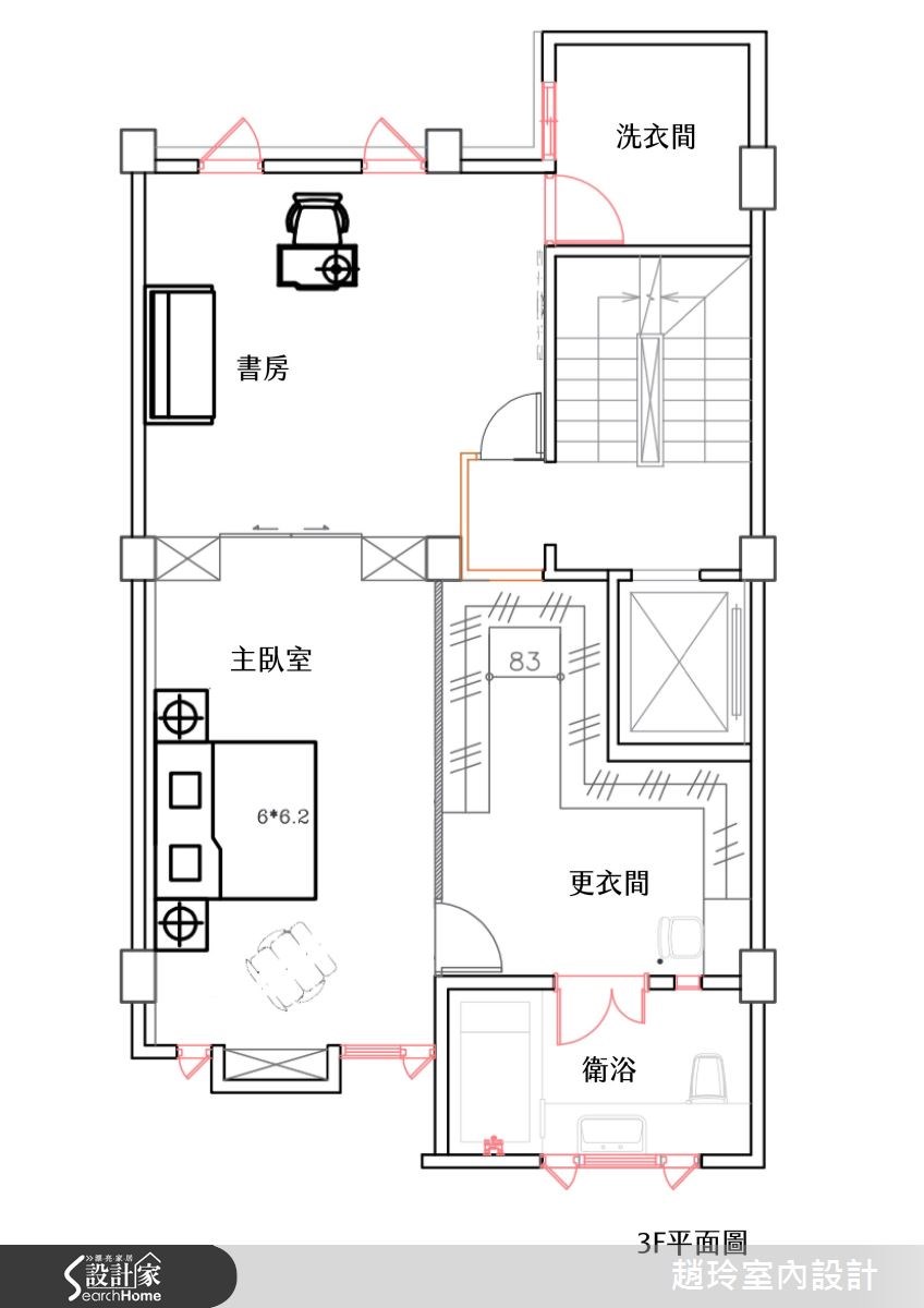 80坪新成屋(5年以下)＿新古典案例圖片＿趙玲室內設計有限公司＿趙玲_29之15