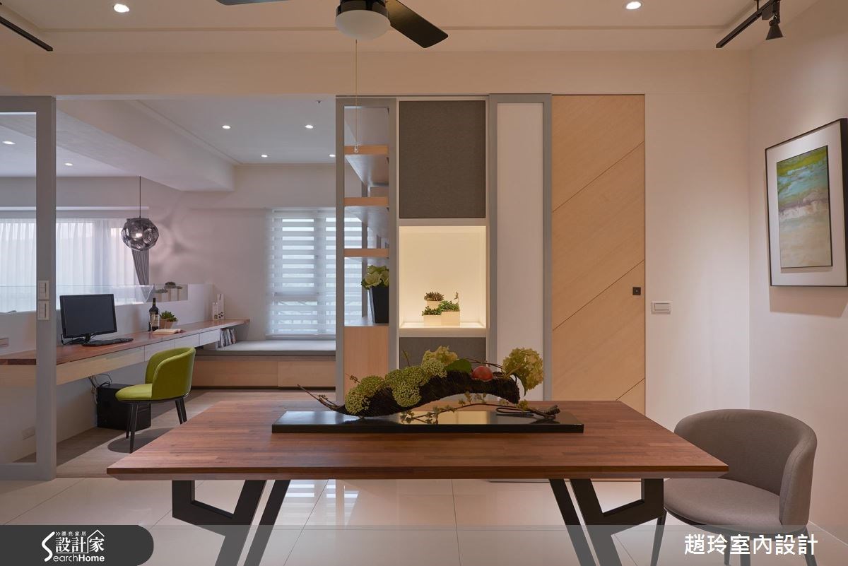 72坪新成屋(5年以下)＿簡約風餐廳書房臥榻案例圖片＿趙玲室內設計有限公司＿趙玲_34之6