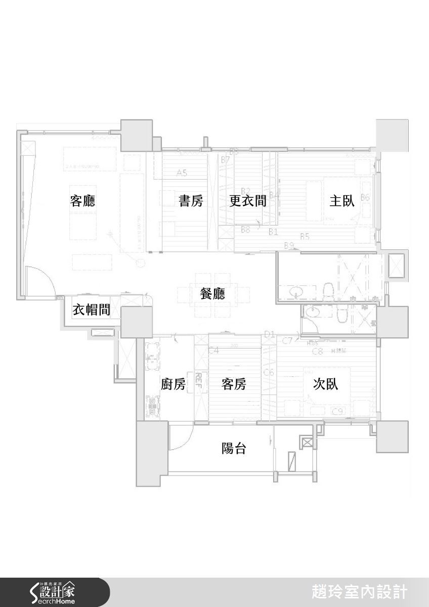 72坪新成屋(5年以下)＿簡約風案例圖片＿趙玲室內設計有限公司＿趙玲_34之13