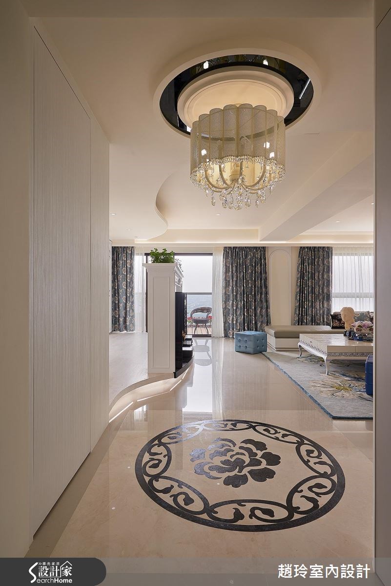 118坪新成屋(5年以下)＿新古典玄關客廳案例圖片＿趙玲室內設計有限公司＿趙玲_36之1