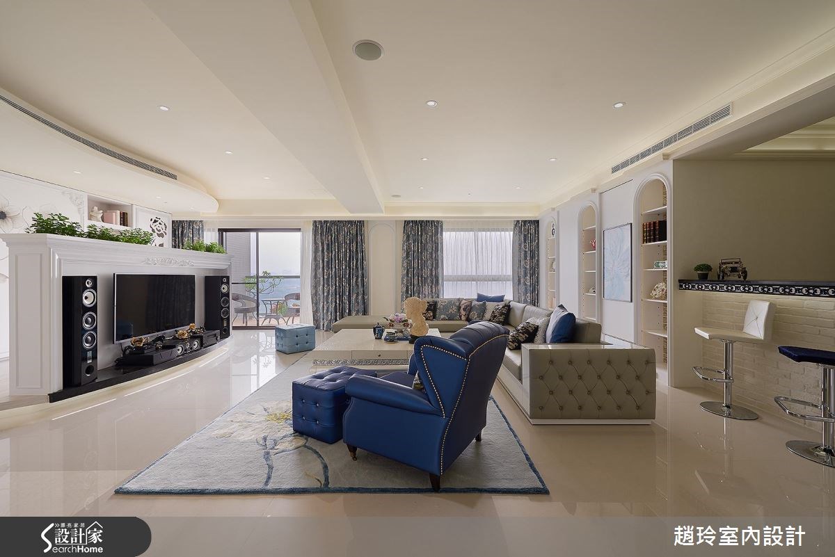 118坪新成屋(5年以下)＿新古典客廳臥室案例圖片＿趙玲室內設計有限公司＿趙玲_36之3