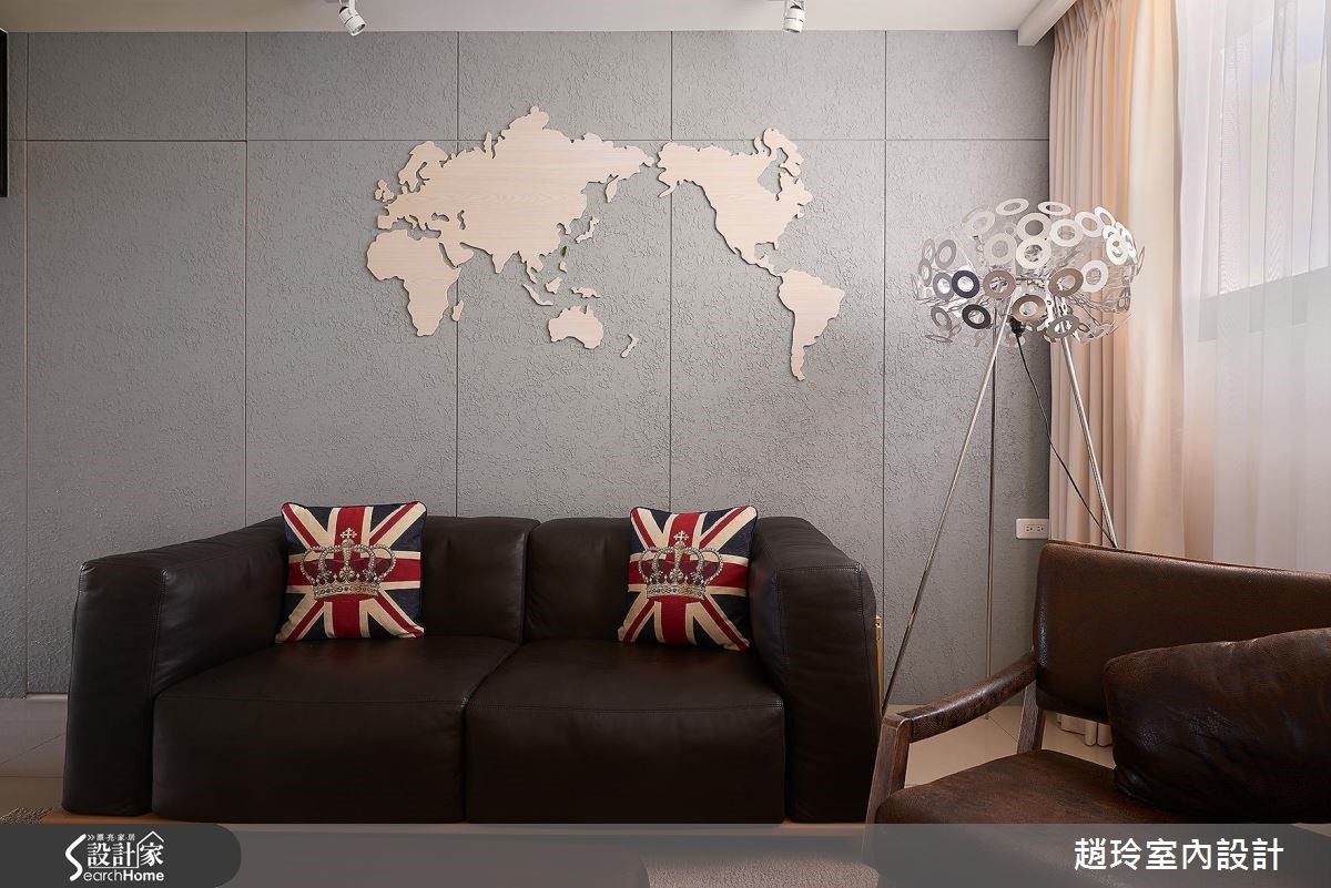 35坪新成屋(5年以下)＿休閒風客廳案例圖片＿趙玲室內設計有限公司＿趙玲_37之8