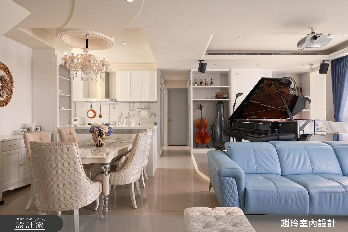92坪中古屋(5~15年)＿新古典客廳餐廳廚房案例圖片＿趙玲室內設計有限公司＿趙玲_39之4