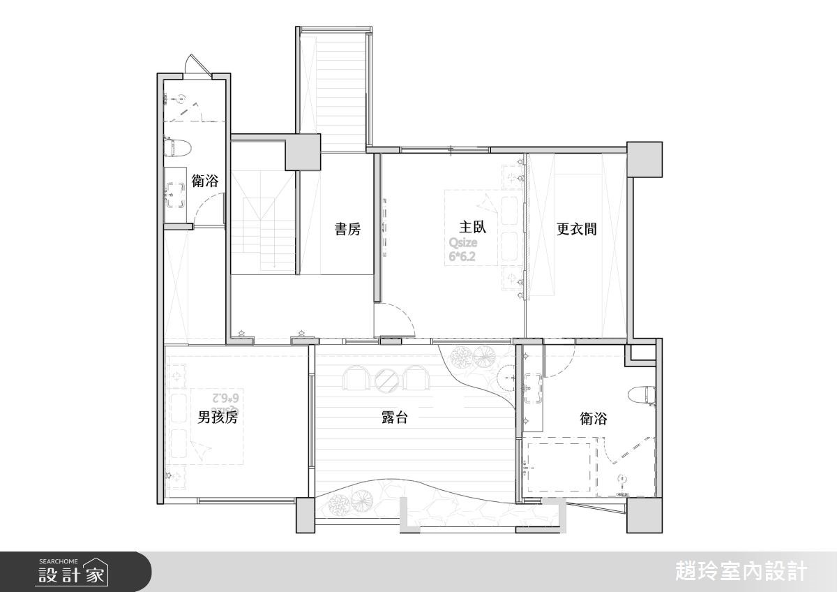 92坪中古屋(5~15年)＿新古典案例圖片＿趙玲室內設計有限公司＿趙玲_39之21