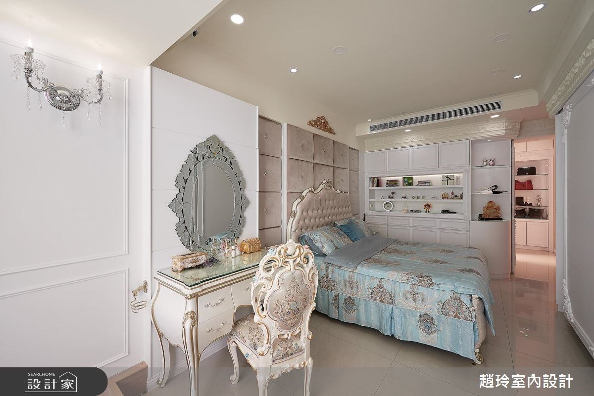 90坪新成屋(5年以下)＿新古典臥室更衣間案例圖片＿趙玲室內設計有限公司＿趙玲_41之3