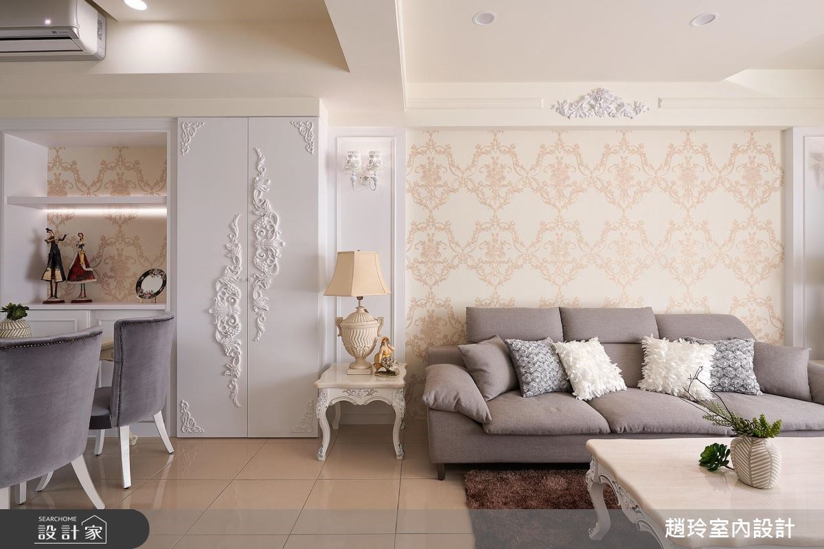72坪新成屋(5年以下)＿新古典客廳案例圖片＿趙玲室內設計有限公司＿趙玲_43之1
