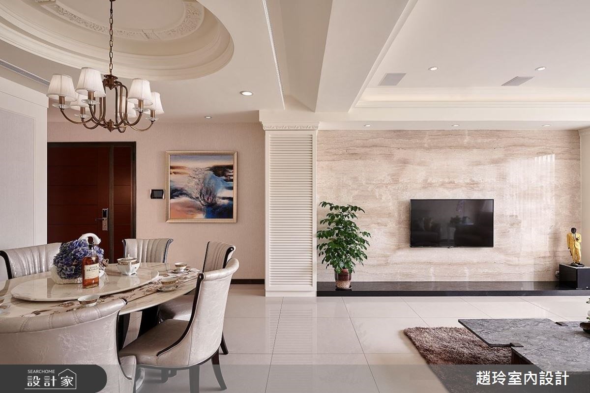 80坪新成屋(5年以下)＿新古典客廳案例圖片＿趙玲室內設計有限公司＿趙玲_44之7