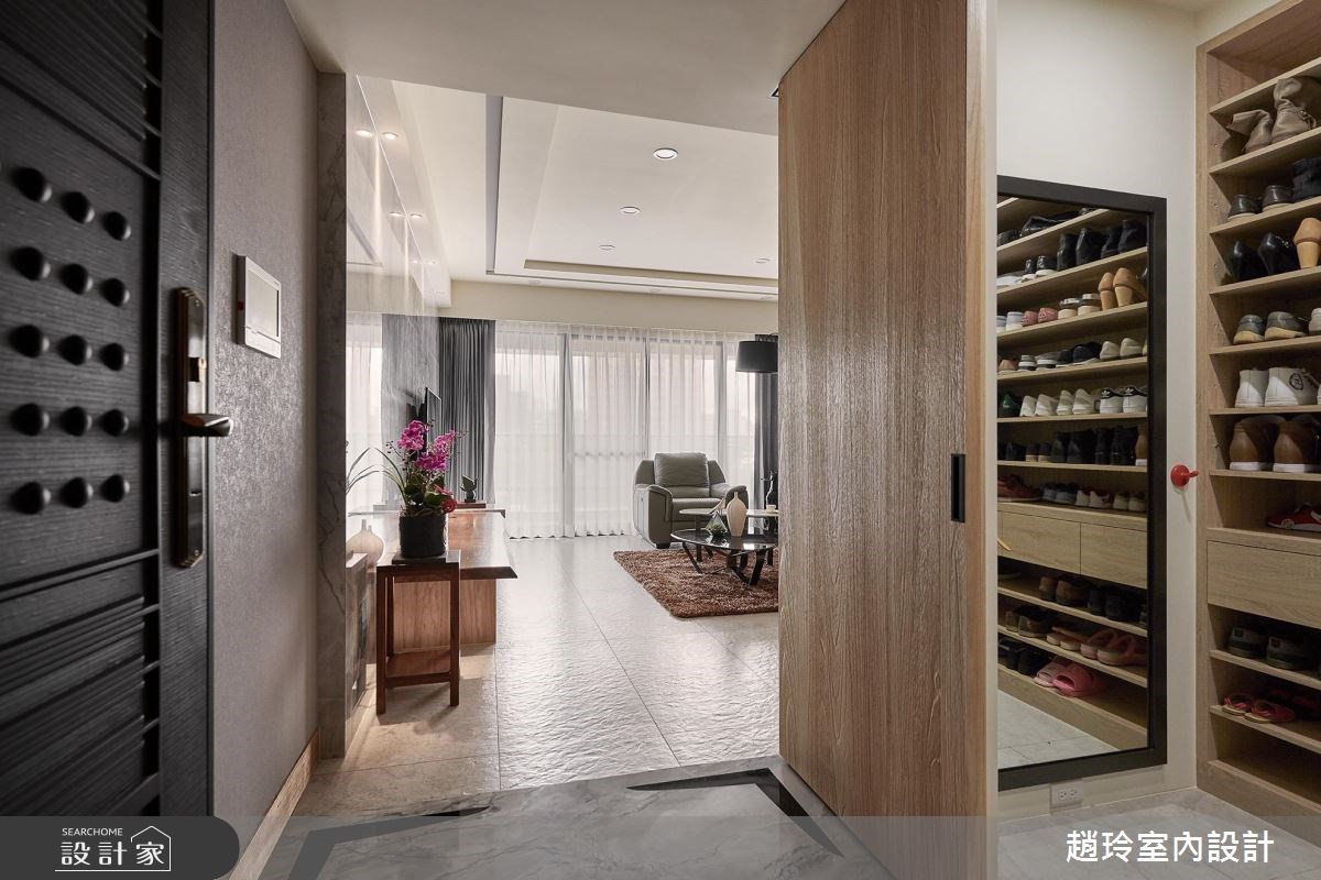 82坪新成屋(5年以下)＿現代風玄關案例圖片＿趙玲室內設計有限公司＿趙玲_45之14